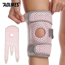 AOLIKES 1PCS Adjustable Relieve Stress Knee Pad  Non slip knee Protection Fitnes - £86.67 GBP