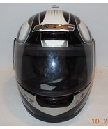 KBC TK-7 Motorcycle Helmet Black White Grey Sz Large Snell DOT Approved - $103.10 CAD