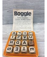 BOGGLE Game 15 Wood Letter Cubes Dice Set Replacement Pieces 1977 Fast Ship - €6,73 EUR