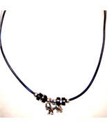 Vintage unisex Lion necklace, the necklace is signed and comes with a bl... - $624.78 MXN