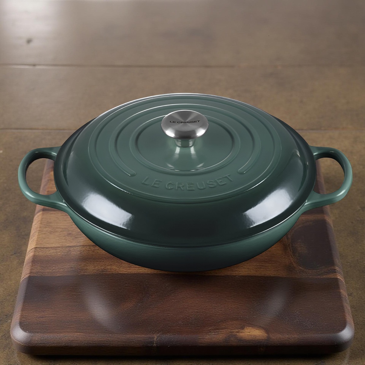 Le Creuset 3.5-Qt Signature Enameled Cast Iron Braiser with Lid – Artichaut - $330.60
