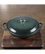Le Creuset 3.5-Qt Signature Enameled Cast Iron Braiser with Lid – Artichaut - €277,26 EUR