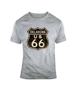 Rusted Oklahoma Route 66 Road Sign T Shirt - $26.72