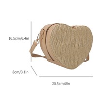 Transparent  Bags Girls Crossbody Bags Love Heart Shaped Women Cosmetic Bag Shop - £49.83 GBP