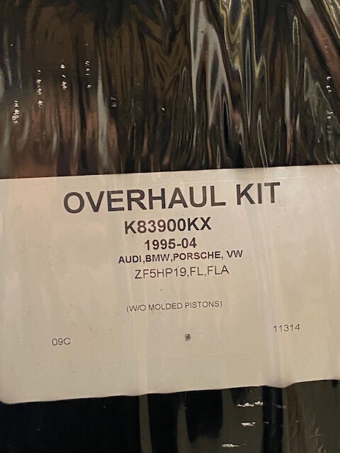 PRECISION K83900KX | ZF5HP19 Overhaul Kit for '95-'04 Audi, VW, BMW, Porsche Item image 2