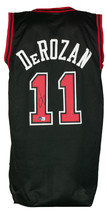 Demar Derozan Firmado Personalizado Negro Camiseta de Baloncesto Bas - £131.01 GBP