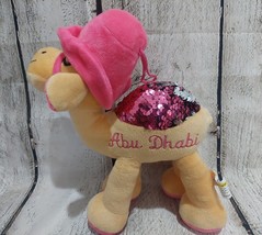 10&quot; Plush Souvenir Camel from ABU DHABI with Pink Accessories &amp; Sequins ... - £13.87 GBP