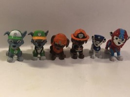 Paw Patrol Non moving Pups Lot Of 6 Figures Zuma Marshall - £15.81 GBP
