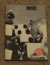 Vintage Boy Scout Booklet, Music, Merit Badge Series 1970, GOOD COND - $6.92