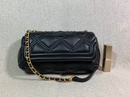 NEW Tory Burch Black Fleming Soft Convertible Mini Bag $428 - £293.79 GBP