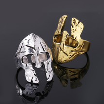 DONGMANLI Punk Style Spartan Helmet / Mask Theme Ring - Men&#39;s / Gents, Cosplay - £7.30 GBP