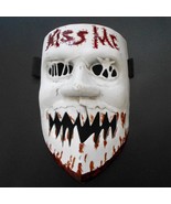 Kiss Me Scary Horror Blood Splatters Full Face Adult Mask Costume Cosplay - £20.22 GBP
