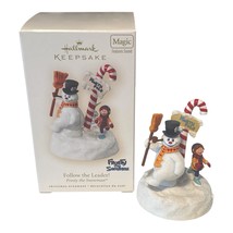 2008 Hallmark Frosty The Snowman FOLLOW THE LEADER! Ornament Sound TESTED - $330.22 MXN