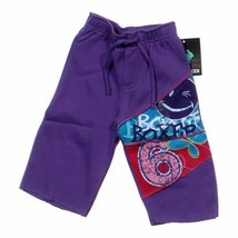 Joe Boxer Girls 24months graphic sweat pants Purple NEW Patchwork Fleece - $8.00