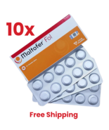 10 X Original MALTOFER FOL CHEWABLE TABLETS 30&#39;S  For Iron Deficiency - $147.41