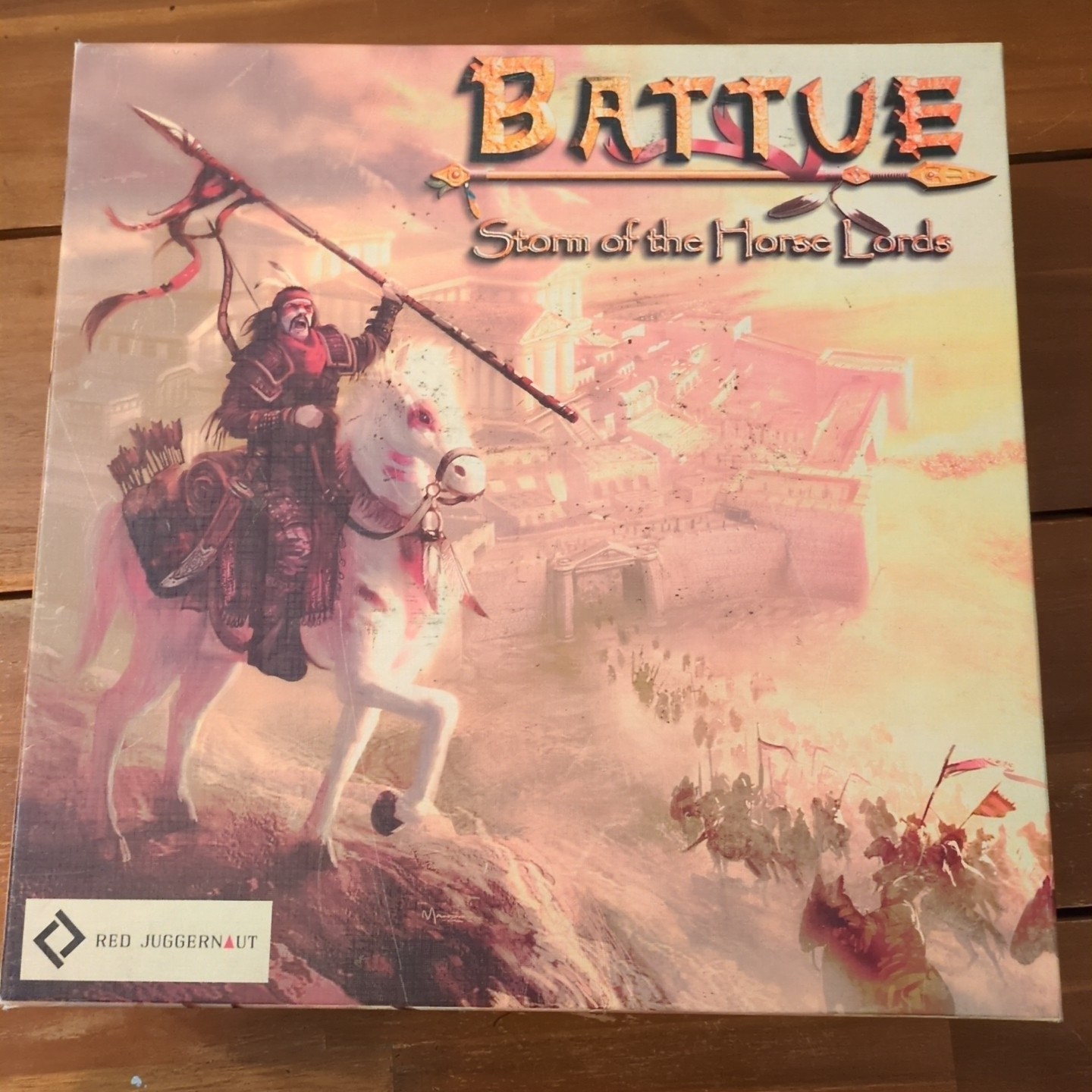 Battue Storm Of The Horse Lords Red Juggernaut Board Game - $21.77