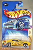 2004 Hot Wheels #116 Cereal Crunchers-Cheerios 4/5 PLYMOUTH GTX 1971 Yellow TLND - £6.46 GBP