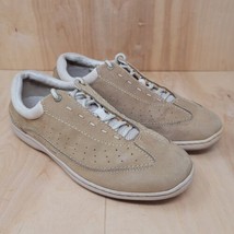 Tommy Bahama Womens Sneakers Size 9.5 M Casual Suede Shoes Leather Tan O... - £19.80 GBP