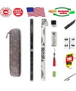 Traditional Black and Red Bitter Bamboo Dizi Flute - Key of C, Free Acce... - $78.03 CAD