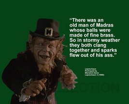 Leprechaun &quot;There Was An Old Man Of Madras Whose...&quot; Quote Photo Various Sizes - £3.86 GBP+