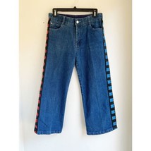 Stella McCartney Jeans 27 Women’s Wide Leg Crop Logo Tape - £37.03 GBP