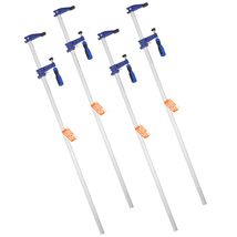 VEVOR Bar Clamps for Woodworking, 4-Pack 36 inch Opening, Lockable, 600 ... - $36.99