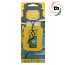 12x Packs Yankee Candle Jar Car Hanging Air Freshener | Sicilian Lemon Scent - £31.08 GBP