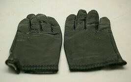 Genuine Cowhide Leather Black Winter Gloves Size M Japan - $26.72