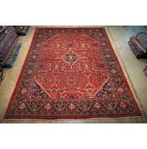 Vintage 10x13 Authentic Hand Knotted Semi-Antique Rug B-74787 - £4,012.43 GBP