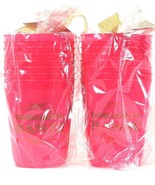 16 Count Slant Collections 16 Oz Bachelorette Bash Pink &amp; Gold Frost Fle... - $304.39 MXN