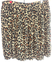 J. Crew Womens Skirt Size 2 Tie Wasted Belted Leopard Print F5851 - $19.80