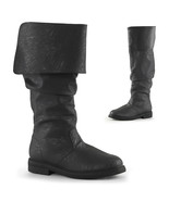 ROB100/BPU MENS Black Renaissance Medieval Pirate Foldable Costume Knee ... - $147.64 CAD