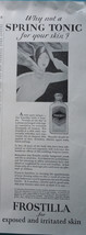 Frostilla For Exposed &amp; Irritated Skin Magazine Print Art Advertisement ... - $75.95 MXN