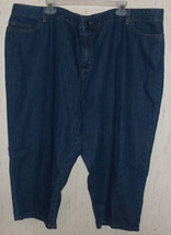 Excellent Womens L.L. Bean Blue J EAN Capris / Cropped Pants Size 26W Petite - £21.87 GBP