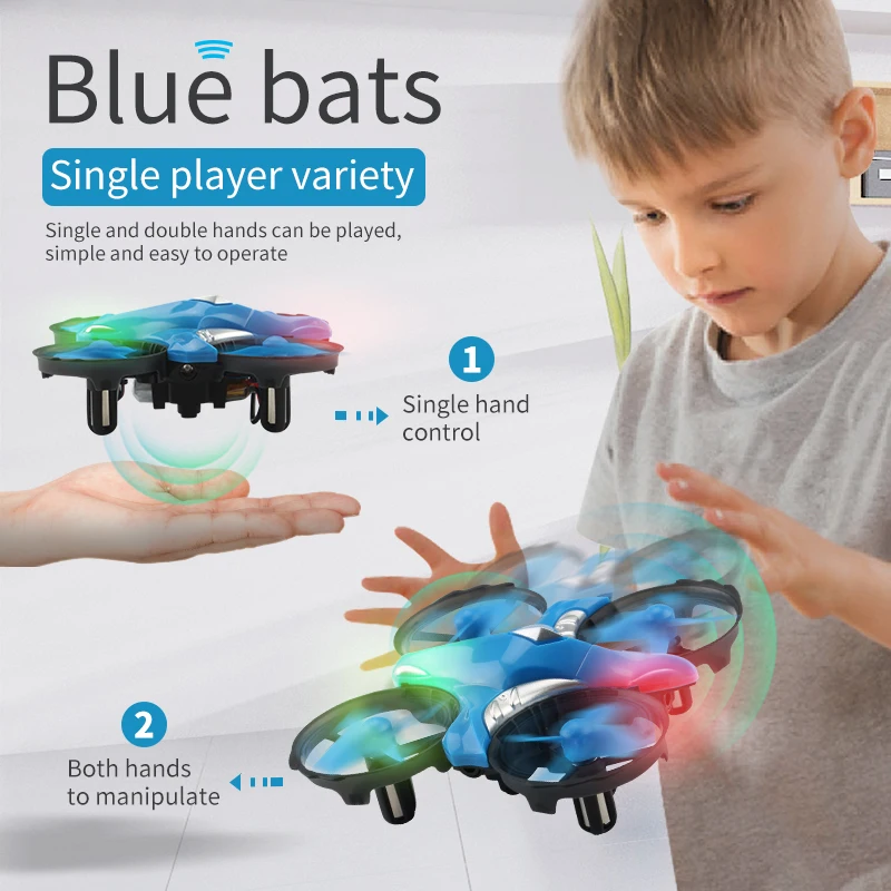 Ni drone rc helicopter ufo 2 4g remote control helicopter infraed hand sensing obstacle thumb200