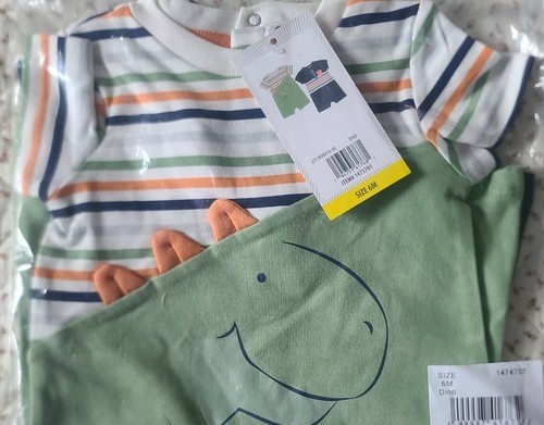 Kids Headquarters ~ Two (2) Piece Romper Set ~ Dinosaurs ~ 6 Months Item image 6
