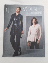 Easy Vogue Pattern V1658 ~ Misses&#39; Lined Top w/ Attached Cummerbund ~ Size 8-22 - £8.51 GBP