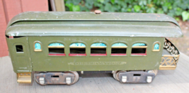 Lionel Prewar Standard Gauge #36 Green Observation Passenger Car b2 - $27.00