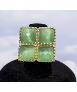 Vintage Window Emerald Green Size 7 H1 - $14.99
