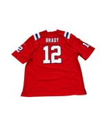 Nike New England Patriots Tom Brady #12 Red Throwback NFL Jersey Men&#39;s XL - $90.60 CAD