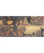 Rare antique Utagawa Kuniyoshi  Ukiyo-e Triptych: &quot;Three Kingdoms - Haku... - $7,800.00
