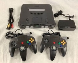 eBay Refurbished 
Nintendo 64 Gaming System BLACK Video Game Console 2 x Cont... - $188.05