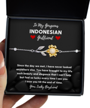 Indonesian Girlfriend Bracelet Gifts - Sunflower Bracelet Jewelry Valentines  - £39.92 GBP