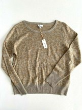 Heartloom Leopard Print Knit Sweater Fawn ( XL ) - $88.41