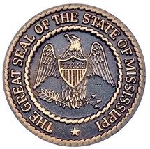 The Great State Seal Of Mississippi Vintage Button - £20.05 GBP