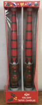 Vtg 80s 90s Russ Reindeer Holiday Christmas Taper Candles New Sealed - £15.72 GBP
