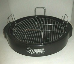 NuWave Pro Plus Oven Bottom Base &amp; Drip Pan With Rack 20601 20602 20603 ... - $29.99