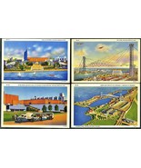 4 1933 World&#39;s Fair POSTCARDS Chicago Max Rigot Unposted Antique VERY GOOD - $18.64