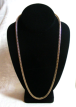 Vintage Gold Toned Chain Necklace Magnetic Clasp 15-t - $553.18 MXN