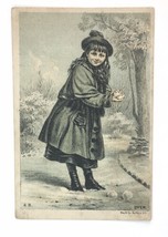 Antique Trade Card Dr Fenner&#39;s Improved Cough Honey Cartersville NY John W. Cole - £27.36 GBP